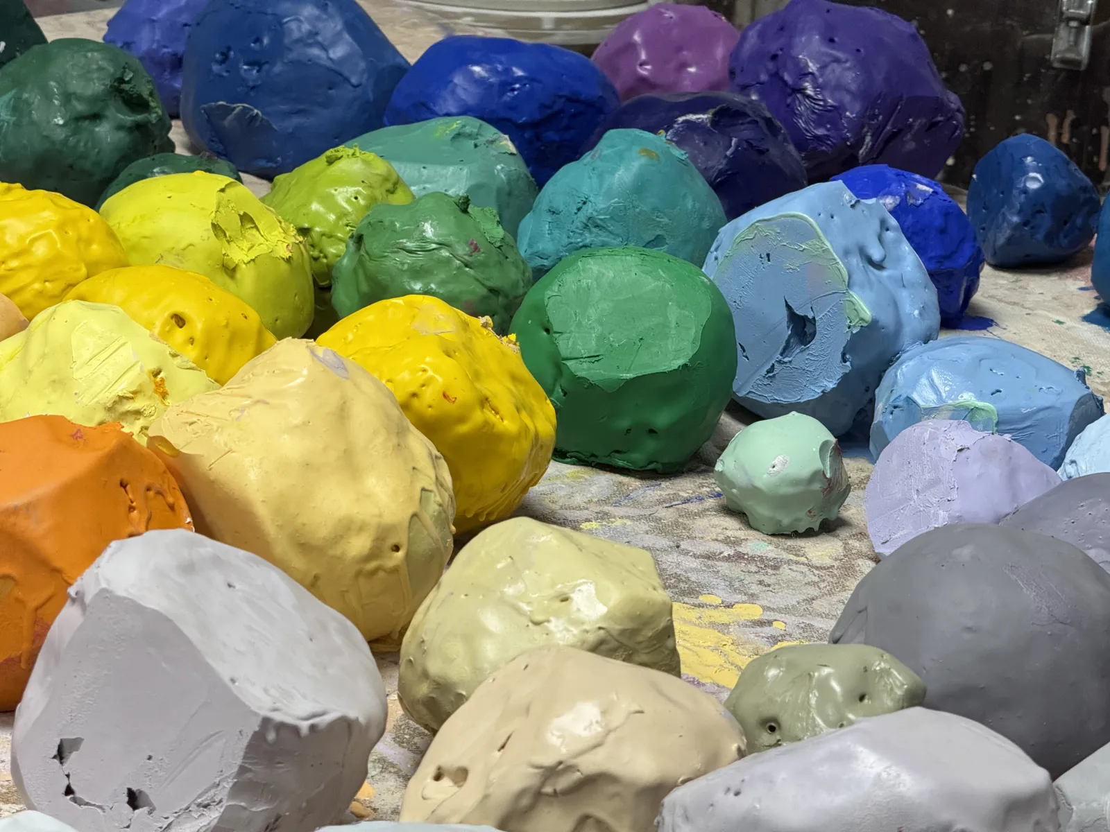 Bolas de óleo sólido