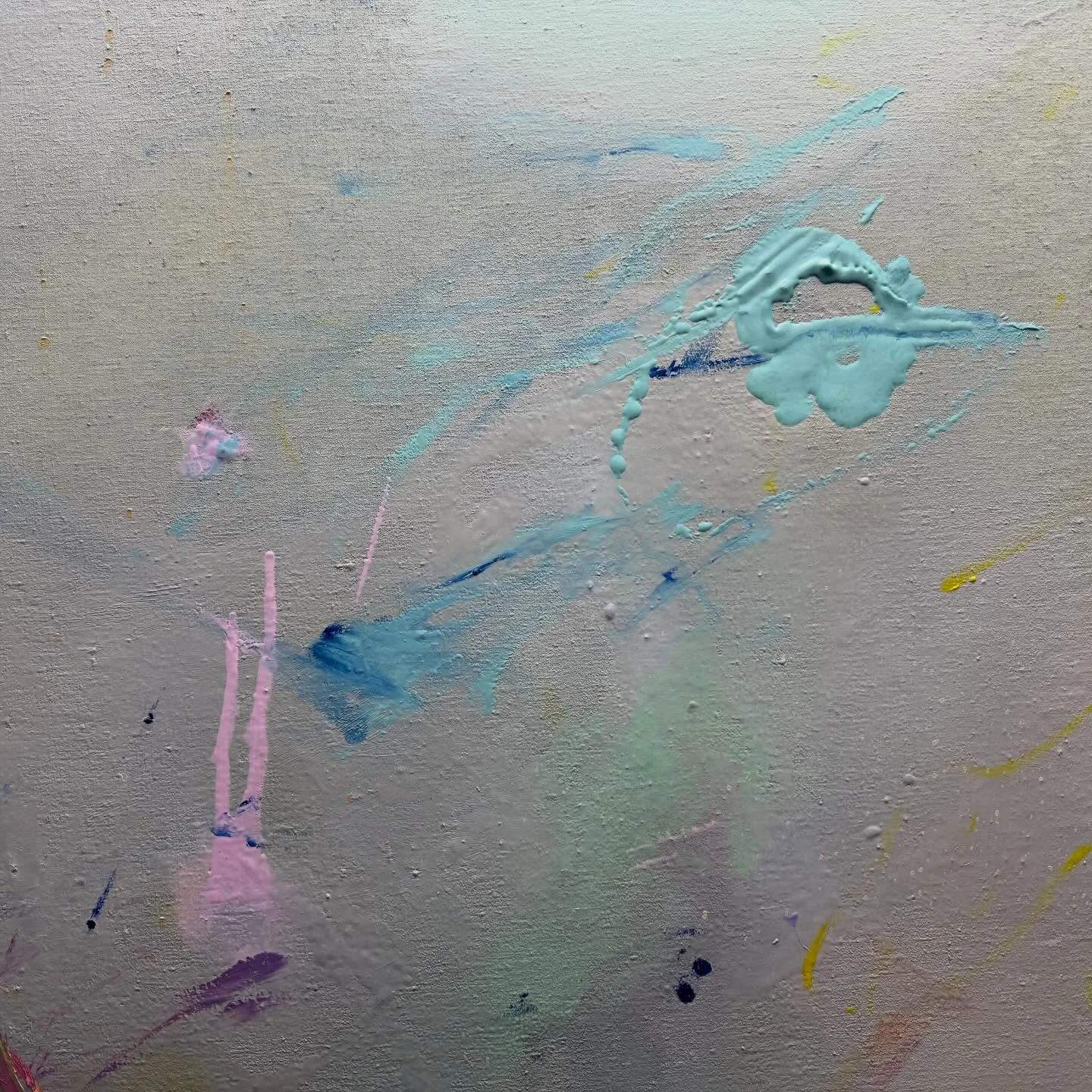 Pintura amarillo azul