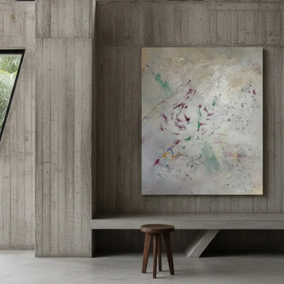 Óleo blanco multicolor