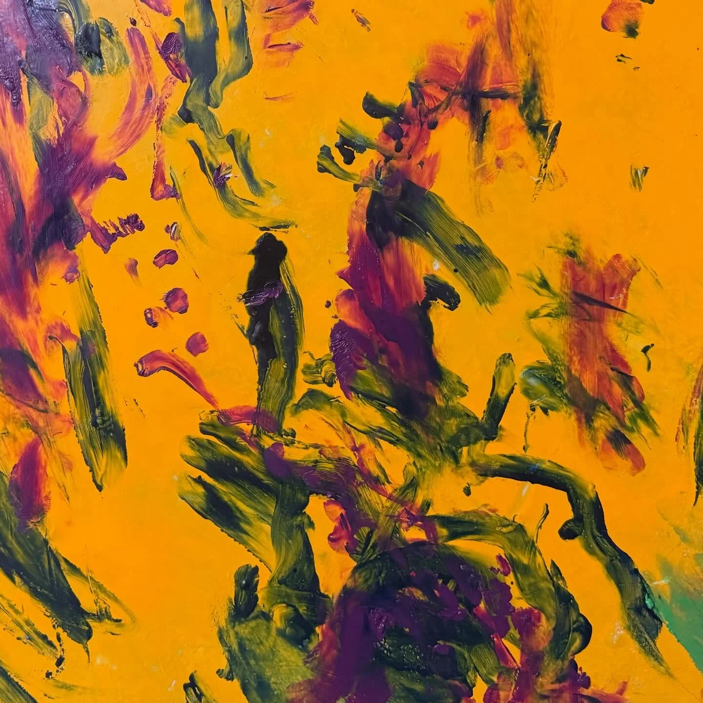 Óleo textura multicolor