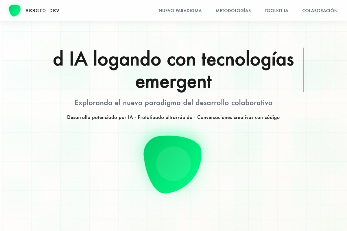 Interfaz de código y desarrollo para el proyecto dIAlogando con IA de Sergio Forés.